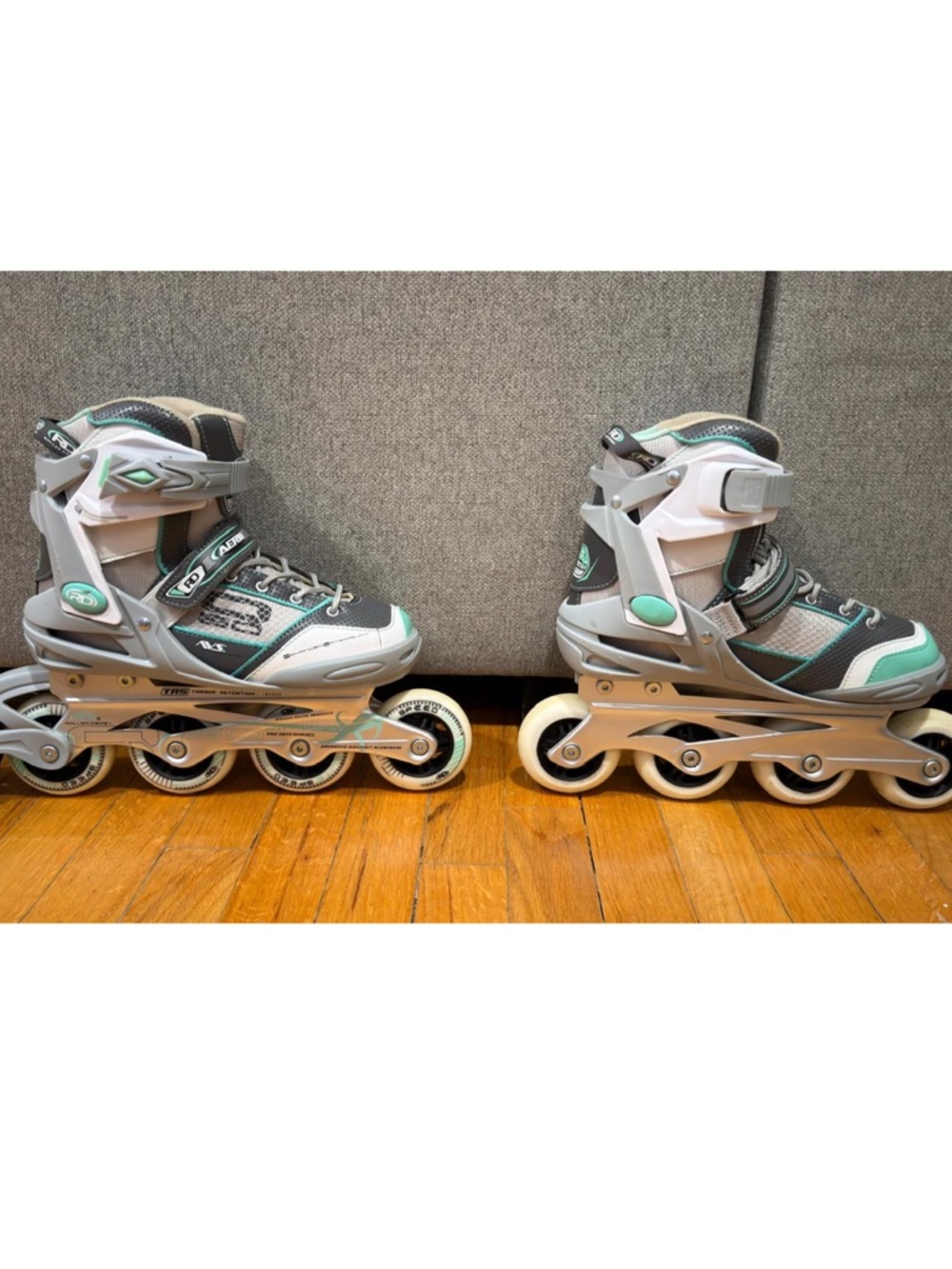 Adjustable Grey Mint Inline Skates